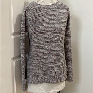 Chunky soft knit sweater multicolor